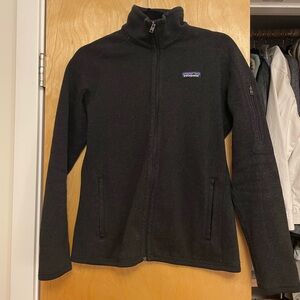 Patagonia better sweater, black, size S